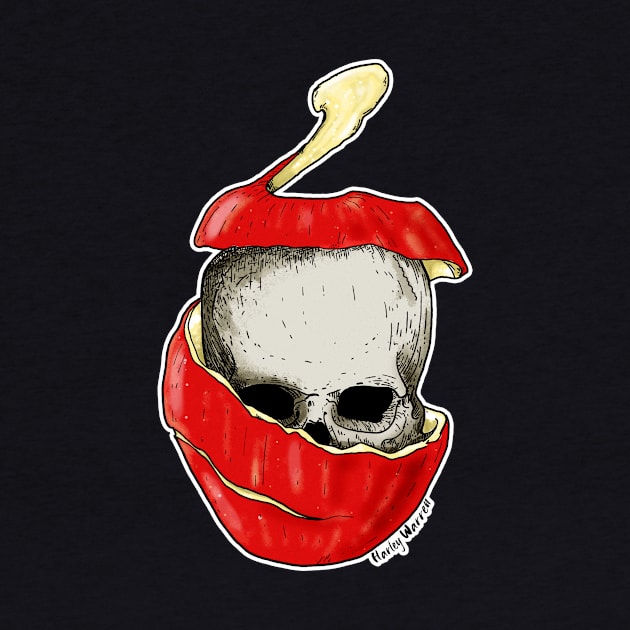 Apple Skull by Harley Warren